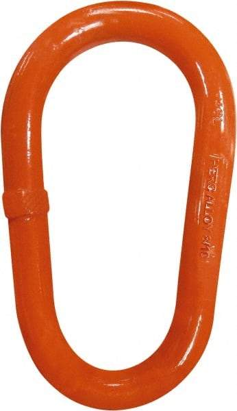 CM - 100 Grade Powder Coated Steel Oblong Master Link - 1-3/4" Diameter, 91,700 Lb Load Limit - Exact Industrial Supply