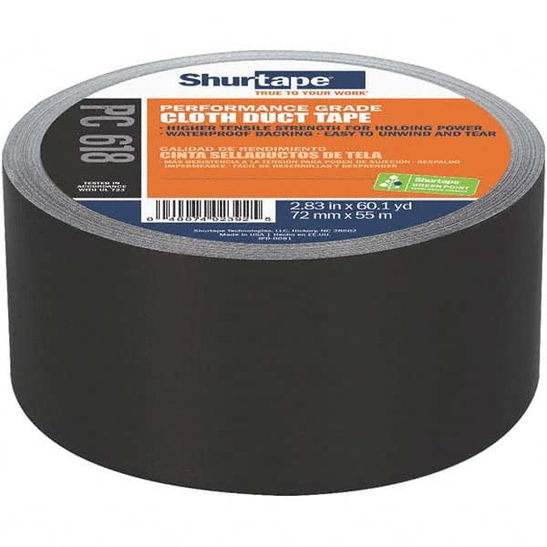 Shurtape - PC 618 Performance Grade, Colored Cloth Duct Tape - Exact Industrial Supply