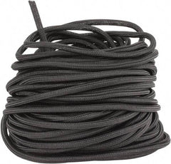 Techflex - Black Braided Cable Sleeve - 200' Coil Length, -103 to 257°F - Exact Industrial Supply