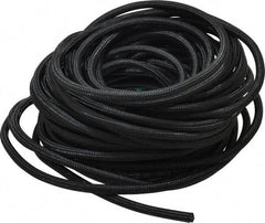Techflex - Black PET Braided Cable Sleeve - 100' Coil Length, -103 to 257°F - Exact Industrial Supply