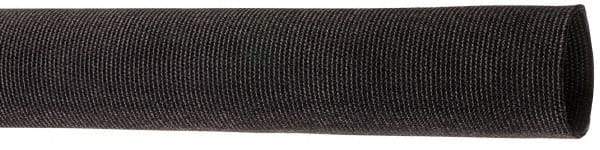Techflex - 2.54" ID Black Woven Sleeving for Hoses - 100' Long, -50 to 248°F - Exact Industrial Supply