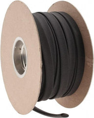Techflex - Black Braided Expandable Cable Sleeve - 250' Coil Length, -103 to 257°F - Exact Industrial Supply