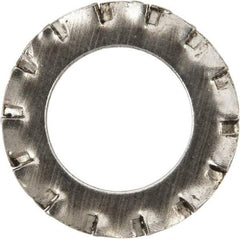 Value Collection - M8 Screw, 8.4mm ID, Stainless Steel External Tooth Lock Washer - 15mm OD, Uncoated, Grade 316 & Austenitic A4 - Exact Industrial Supply