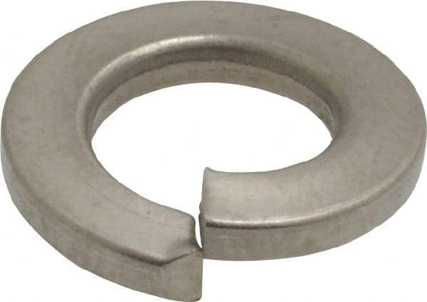 Value Collection - M8, 8.1mm ID, 14.8mm OD, 2mm Thick Split Lock Washer - 316 Austenitic Grade A4 Stainless Steel, Uncoated, 8.1mm Min ID, 8.5mm Max ID, 14.8mm Max OD - Exact Industrial Supply