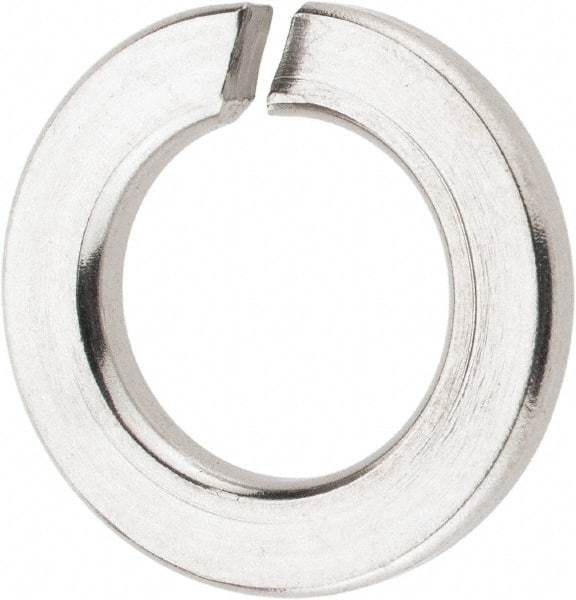 Value Collection - M10, 10.2mm ID, 18.1mm OD, 2.2mm Thick Split Lock Washer - 316 Austenitic Grade A4 Stainless Steel, Uncoated, 10.2mm Min ID, 10.7mm Max ID, 18.1mm Max OD - Exact Industrial Supply