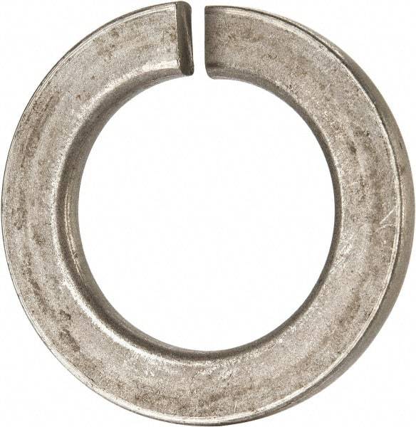 Value Collection - M36, 36.5mm ID, 58.2mm OD, 6mm Thick Split Lock Washer - 316 Austenitic Grade A4 Stainless Steel, Uncoated, 36.5mm Min ID, 37.7mm Max ID, 58.2mm Max OD - Exact Industrial Supply