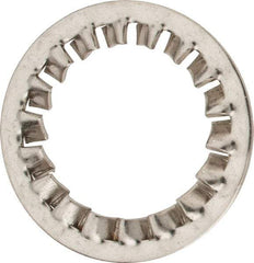 Value Collection - M30 Screw, 31mm ID, Stainless Steel Internal Tooth Lock Washer - 48mm OD, Uncoated, Grade 316 & Austenitic A4 - Exact Industrial Supply