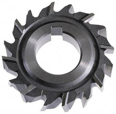 Keo - 5" Diam x 7/16" Width of Cut, 24 Teeth, High Speed Steel Side Milling Cutter - Staggered Teeth, Uncoated - Exact Industrial Supply