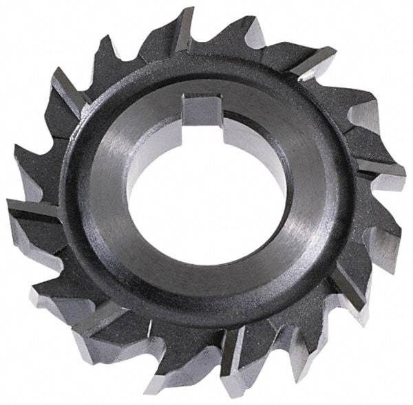 Keo - 3" Diam x 13/16" Width of Cut, 18 Teeth, High Speed Steel Side Milling Cutter - Staggered Teeth, Uncoated - Exact Industrial Supply