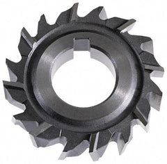 Keo - 4" Diam x 1-1/2" Width of Cut, 18 Teeth, High Speed Steel Side Milling Cutter - Staggered Teeth, Uncoated - Exact Industrial Supply