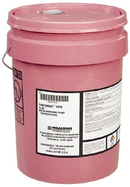 Cimcool - Cimperial 1060CF, 5 Gal Pail Cutting & Grinding Fluid - Water Soluble, For Drilling, Form Tapping, Reaming, Sawing - Exact Industrial Supply