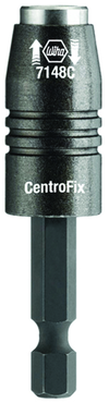 1/4" Bit Holder for Drills - CentroFix Quick Release Countersinks and Power Bits - Exact Industrial Supply