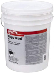 Loctite - 640 Fluid Ounce Container, Gray, Tub Magnesium Phosphate Construction Adhesive - Series Magna-Grout, 15 to 22 min Fixture Time, Indoor, Outdoor - Exact Industrial Supply