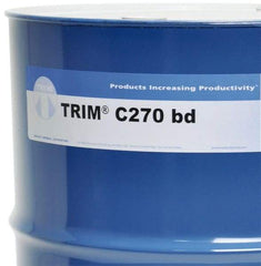 Master Fluid Solutions - Trim C270, 54 Gal Drum Cutting & Grinding Fluid - Synthetic, For Drilling, Reaming, Tapping - Exact Industrial Supply