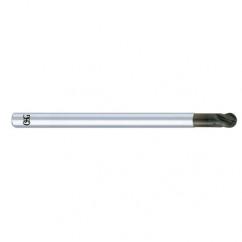 0.5mm Dia. - 50mm OAL - Diamond CBD - Ball End SE EM - 2 FL - Exact Industrial Supply