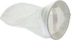 Pentair - 300 Micron, Size 1, 100 GPM Max Flow, High Flow Bag Filter - 7 Inch Diameter, 16-1/2 Inch Long, 2 Sq. Ft. - Exact Industrial Supply