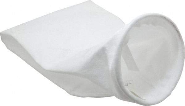 Pentair - 50 Micron, Size 2, 200 GPM Max Flow, High Flow Bag Filter - 7 Inch Diameter, 32 Inch Long, 4.4 Sq. Ft. - Exact Industrial Supply