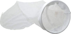 Pentair - 100 Micron, Size 2, 200 GPM Max Flow, High Flow Bag Filter - 7 Inch Diameter, 32 Inch Long, 4.4 Sq. Ft. - Exact Industrial Supply