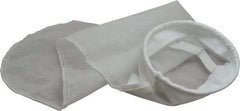 Pentair - 150 Micron, Size 2, 220 GPM Max Flow, High Flow Bag Filter - 7 Inch Diameter, 32 Inch Long, 4.4 Sq. Ft. - Exact Industrial Supply