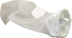 Pentair - 200 Micron, Size 4, 50 GPM Max Flow, High Flow Bag Filter - 4.1 Inch Diameter, 14 Inch Long, 1 Sq. Ft. - Exact Industrial Supply
