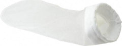 Pentair - 300 Micron, Size 4, 50 GPM Max Flow, High Flow Bag Filter - 4.1 Inch Diameter, 14 Inch Long, 1 Sq. Ft. - Exact Industrial Supply