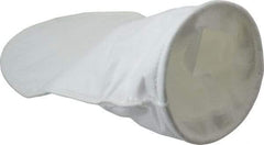 Pentair - 5 Micron, Size 1, 50 GPM Max Flow, High Efficiency Bag Filter - 7 Inch Diameter, 16-1/2 Inch Long, 2 Sq. Ft. - Exact Industrial Supply
