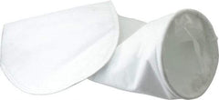 Pentair - 100 Micron, Size 2, 150 GPM Max Flow, High Efficiency Bag Filter - 7 Inch Diameter, 32 Inch Long, 4.4 Sq. Ft. - Exact Industrial Supply