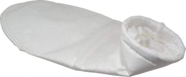 Pentair - 1 Micron, Size 4, 20 GPM Max Flow, High Efficiency Bag Filter - 4.1 Inch Diameter, 14 Inch Long, 1 Sq. Ft. - Exact Industrial Supply