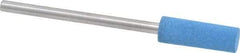 Value Collection - 5mm Max Diam x 15mm Long, Cylinder, Rubberized Point - Medium Grade, Ceramic, Mounted - Exact Industrial Supply