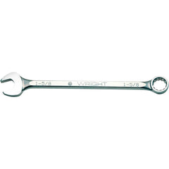 Wright Tool & Forge - Combination Wrenches; Type: Combination Wrench ; Tool Type: SAE ; Size (Inch): 2-3/16 ; Number of Points: 12 ; Finish/Coating: Satin Finish ; Material: Alloy Steel - Exact Industrial Supply