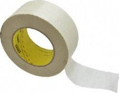 3M - 60 Yd Long x 2" Wide, Series 361, White Silicone Glass Cloth Tape - 7.5 mil Thick, 182 Lb/In Tensile Strength - Exact Industrial Supply