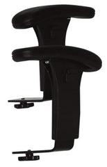 Bevco - Black Adjustable Arms - For Multi-Task Swivel Chairs - Exact Industrial Supply