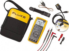 Fluke - 16 Piece, Electrical Test Equipment Combination Kit - 1,000 Volt Max, 10 Max Amp - Exact Industrial Supply