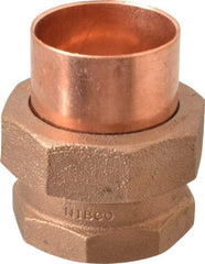 NIBCO - 2" Cast Copper Pipe Union - C x F, Pressure Fitting - Exact Industrial Supply