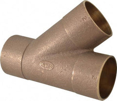 NIBCO - 2" Cast Copper Pipe 45° Wye - C x C x C, Pressure Fitting - Exact Industrial Supply
