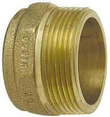 NIBCO - 4", Cast Copper Drain, Waste & Vent Pipe Adapter - C x M - Exact Industrial Supply