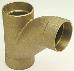 NIBCO - 3", Cast Copper Drain, Waste & Vent Pipe Long Turn T Y - C x C x C - Exact Industrial Supply