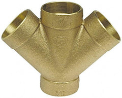 NIBCO - 3", Cast Copper Drain, Waste & Vent Pipe - C x C x C x C - Exact Industrial Supply