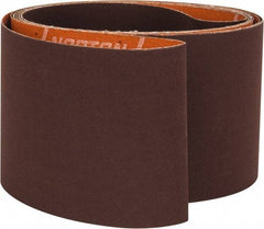 Norton - 3" Wide x 132" OAL, 36 Grit, Zirconia Alumina Abrasive Belt - Zirconia Alumina, Very Coarse, Coated, Y Weighted Cloth Backing, Series R801 - Exact Industrial Supply