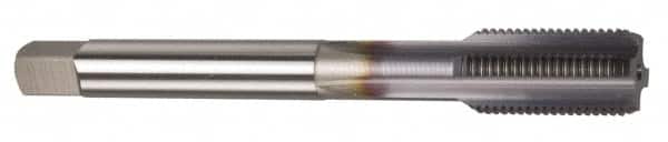 OSG - M8x1.25 Metric Coarse D5 4-Flute TiCN Finish Powdered Metal Straight Flute Machine Tap - Exact Industrial Supply