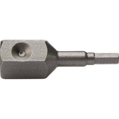 Hex Screwdriver Bits; Type: Hex Screwdriver Bit; Ball End: No; Measurement Type: Inch; Drive Size (Inch): 7/16; Hex Size (Inch): 5/8; Overall Length Range: 1″ - 2.9″; Material: Steel; Overall Length (Inch): 1-3/8; Overall Length (Inch): 1-3/8