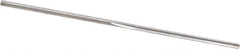 Made in USA - 0.0355" High Speed Steel 3 Flute Chucking Reamer - Straight Flute, 0.035" Straight Shank, 1/2" Flute Length, 1-1/2" OAL - Exact Industrial Supply