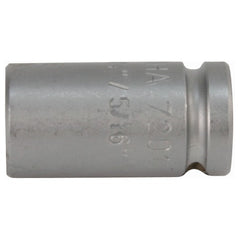 Impact Bit Holding Socket with Retaining Ring 1/2″ Square Drive × 5/16″ x Bit 35mm Oal - Exact Industrial Supply