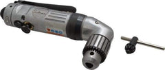 Sioux Tools - 3/8" Reversible Keyed Chuck - Right Angle Handle, 1,200 RPM, 10 CFM, 0.33 hp - Exact Industrial Supply