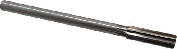 Made in USA - 0.707" High Speed Steel Chucking Reamer - Straight Flute, Straight Shank - Exact Industrial Supply