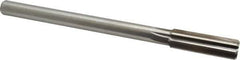 Made in USA - 0.786" High Speed Steel Chucking Reamer - Straight Flute, Straight Shank - Exact Industrial Supply