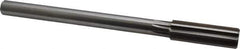 Made in USA - 0.806" High Speed Steel Chucking Reamer - Straight Flute, Straight Shank - Exact Industrial Supply