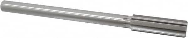 Made in USA - 0.814" High Speed Steel 8 Flute Chucking Reamer - Exact Industrial Supply