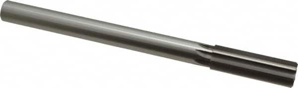 Made in USA - 0.876" High Speed Steel 8 Flute Chucking Reamer - Exact Industrial Supply