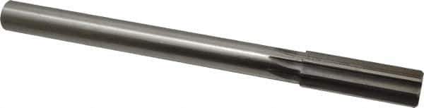 Made in USA - 0.892" High Speed Steel Chucking Reamer - Straight Flute, Straight Shank - Exact Industrial Supply